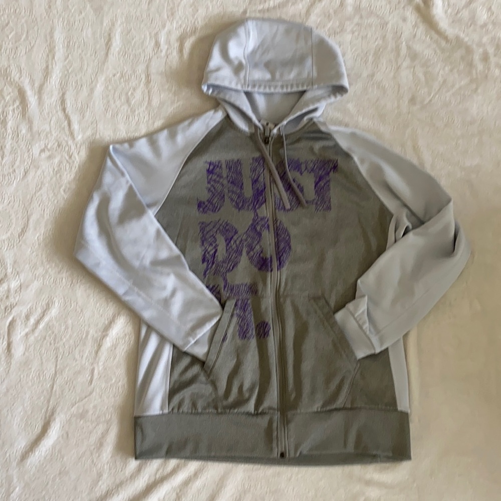 Nike therma zip up hoodie just do it